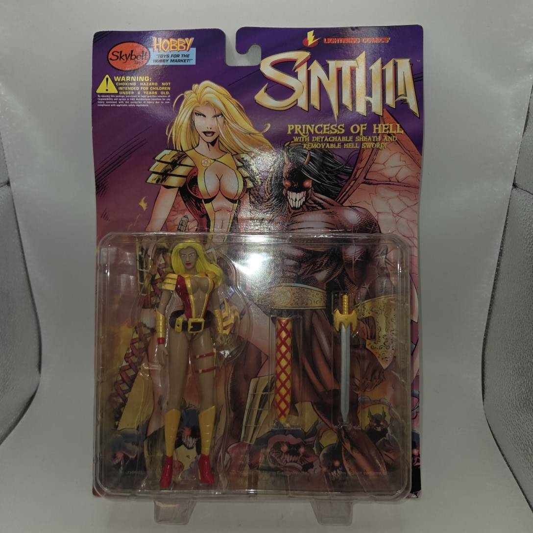1997年 SINTHIA シンシア PRINCESS OF HELL 未開封 スカイボルトトイズ Lightning Comics アメトイ 現状品　外箱に傷・破れ、汚れ有　B364