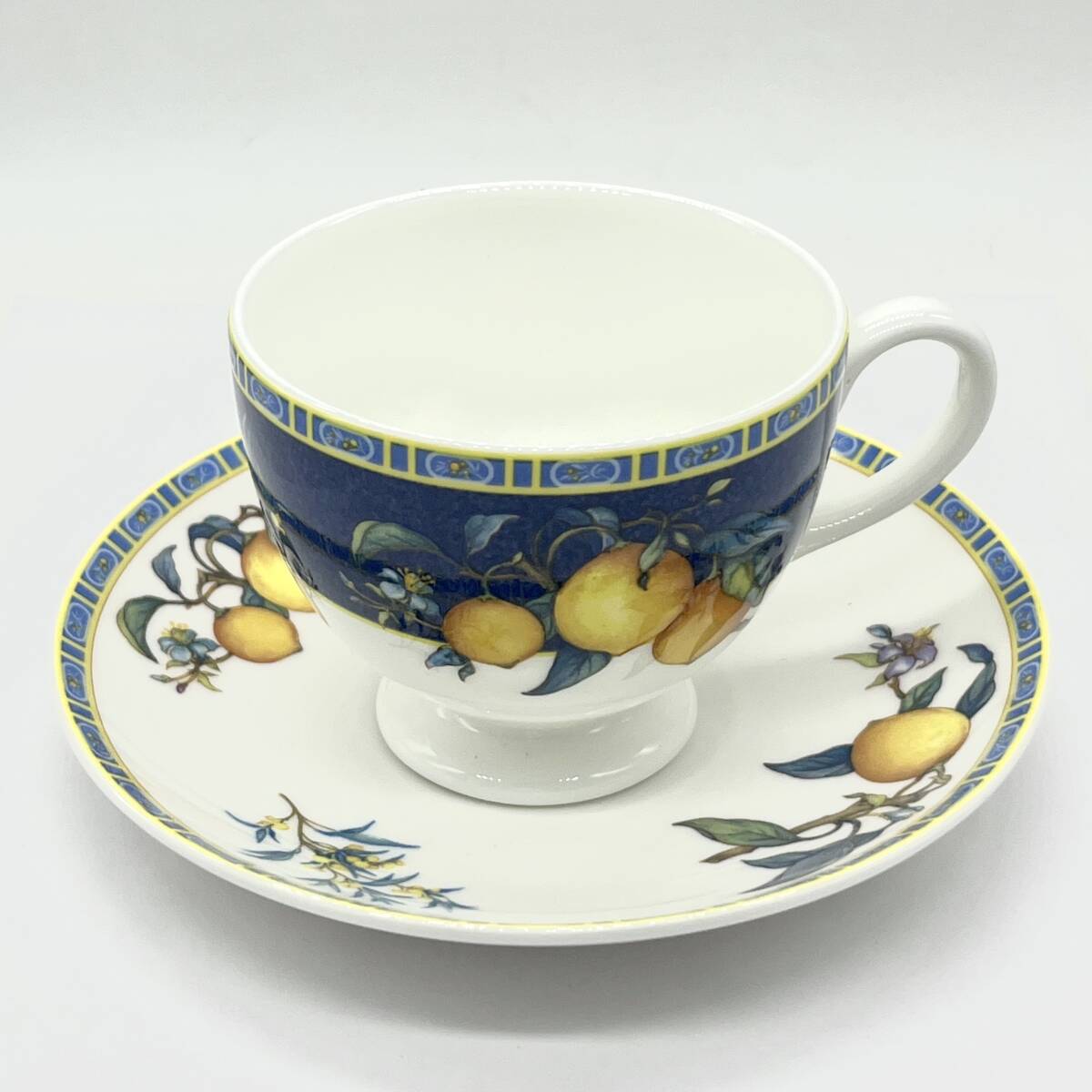 WEDGWOOD CITRON ウェッジウッド シトロン ティーカップ＆ソーサー レモン 英国製 ボーンチャイナ