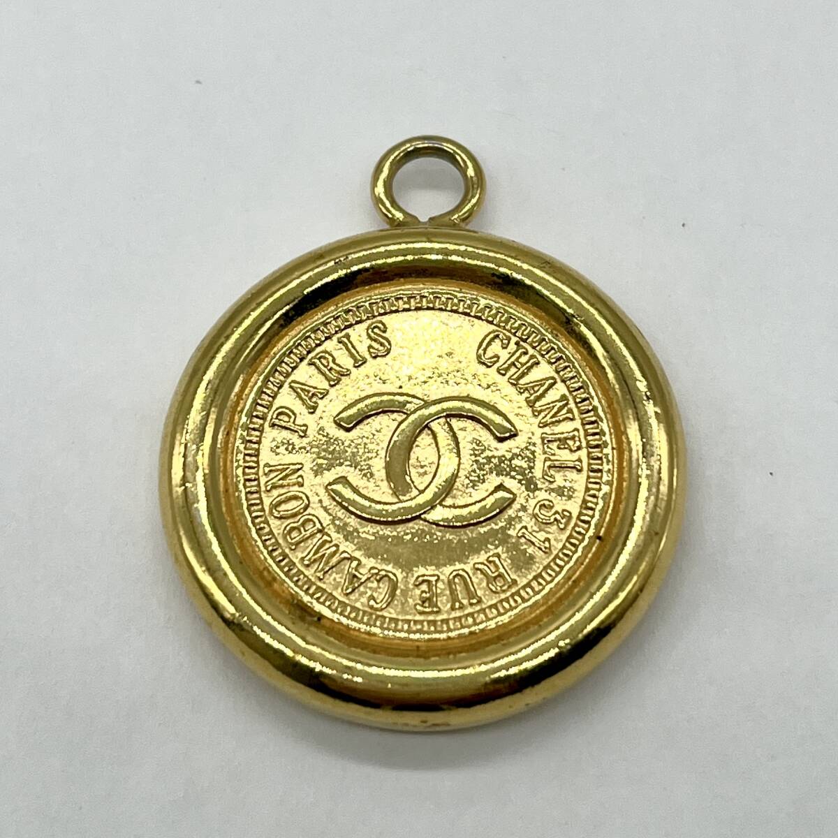 CHANEL シャネル ペンダントトップ チャーム 31 RUE CAMBON カンボン ココマーク ゴールド ヴィンテージ アクセサリー