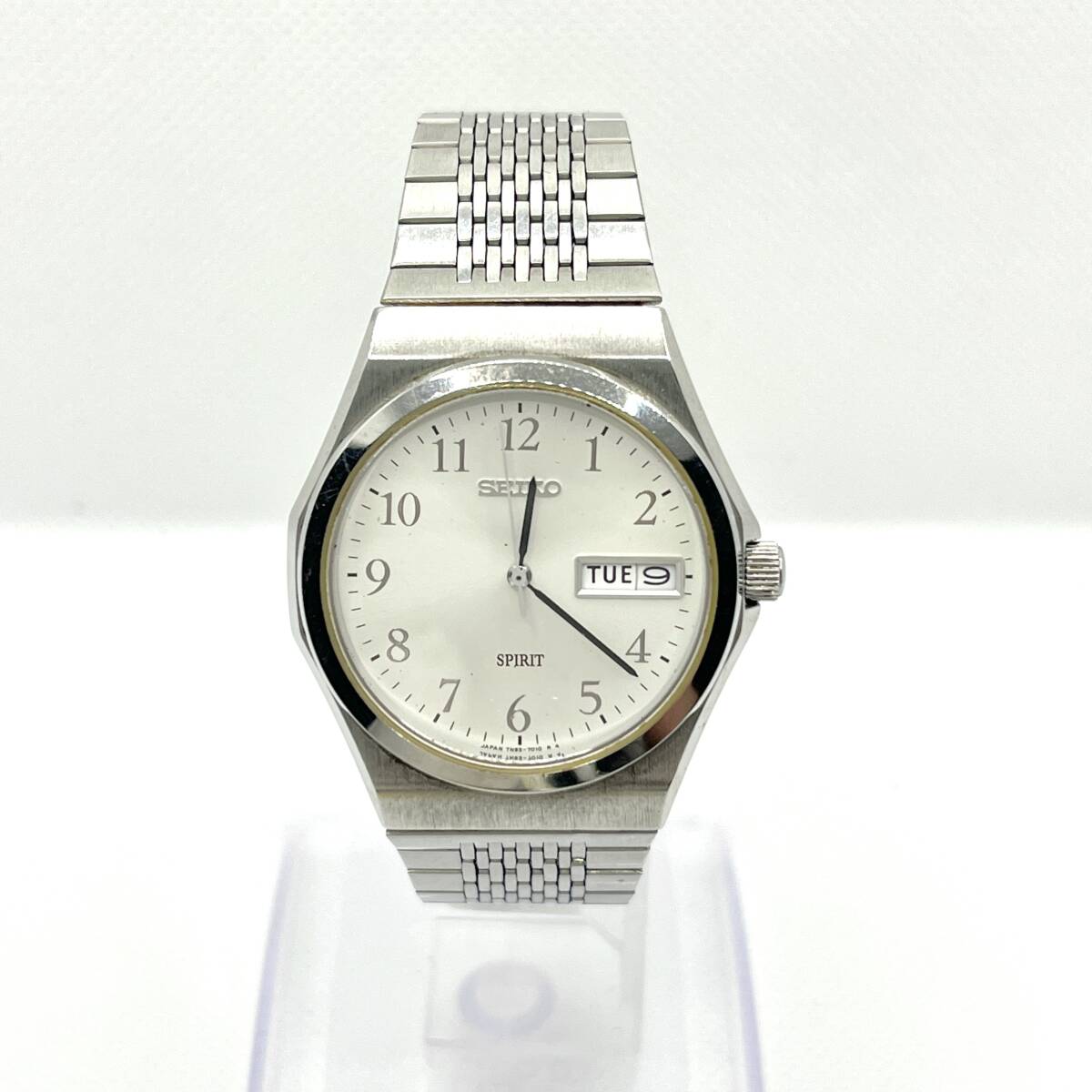 稼働品 SEIKO SPIRIT セイコー スピリット 7N43-7A00 デイデイト 白文字盤