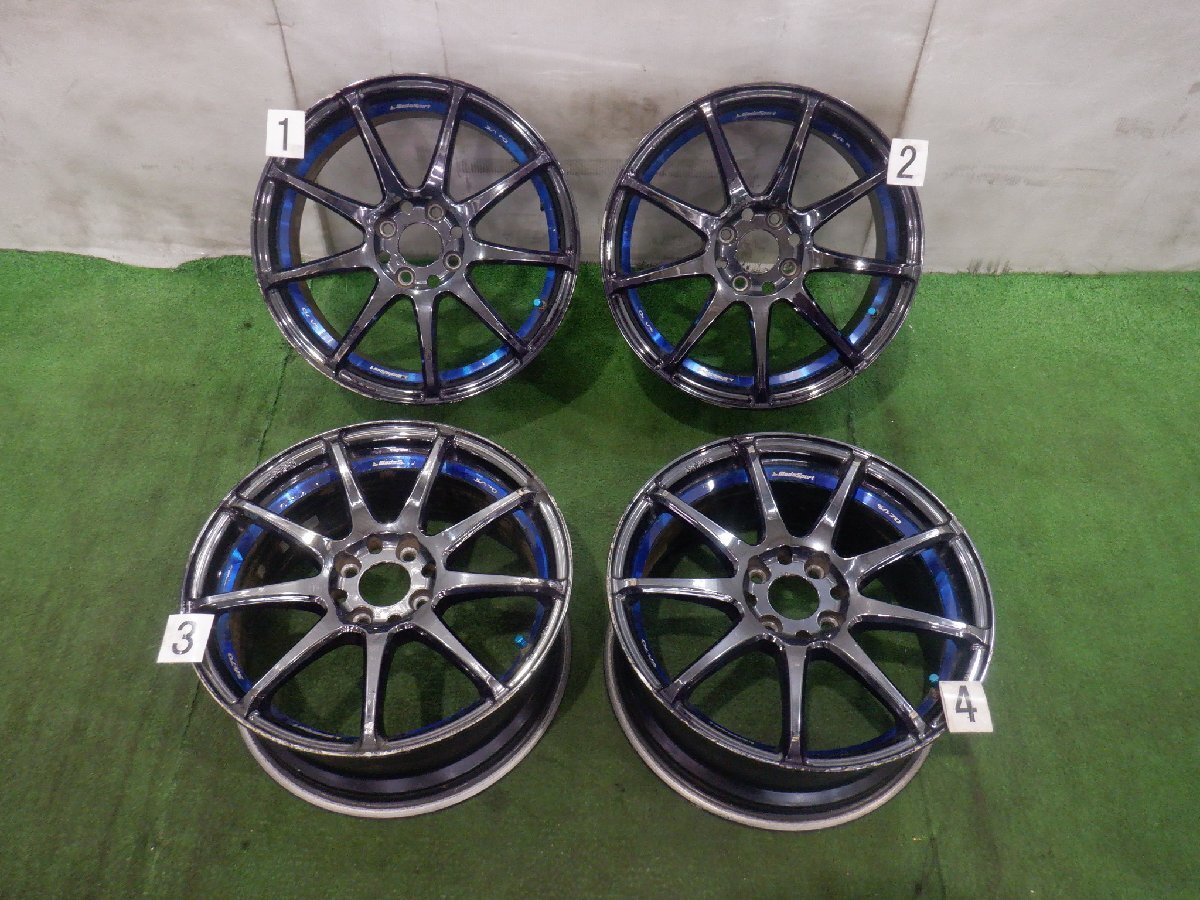 ☆weds weds sport SA-70☆ 4H 100 7J +45 16インチ 社外品 アルミホイール 4本セット
