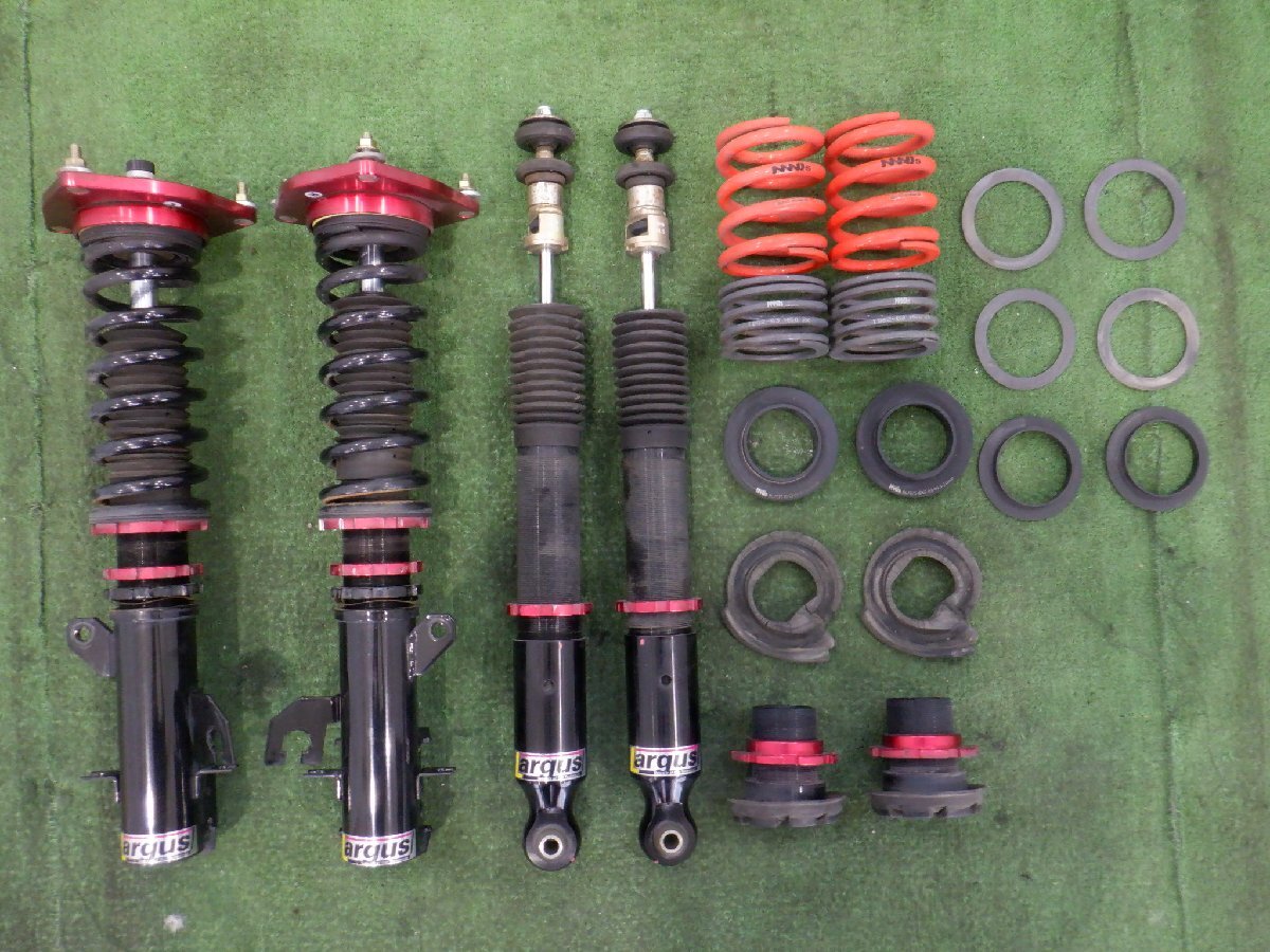 ☆CBA-AK12 マーチ 12SR☆ 社外品 車高調 Largus ラルグス サスペンションキット スプリング バネ 別メーカー MAQs