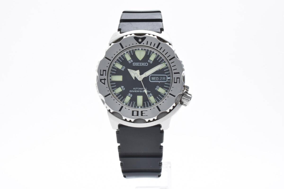 稼働品 SEIKO　セイコー 7S26-0350　ブラックモンスター　200M　腕時計