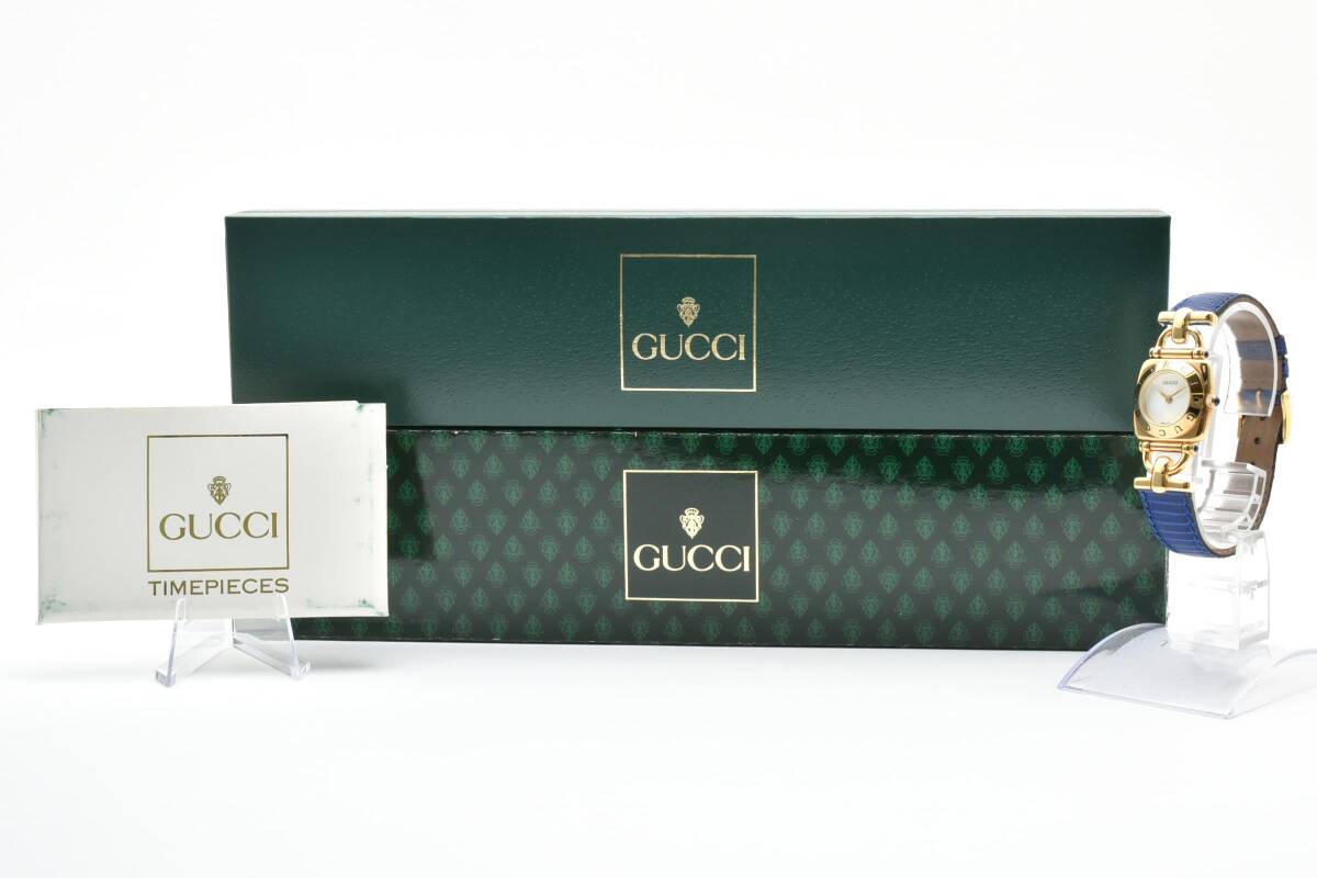 稼働品 GUCCI グッチ 6300L 腕時計　レディース　箱