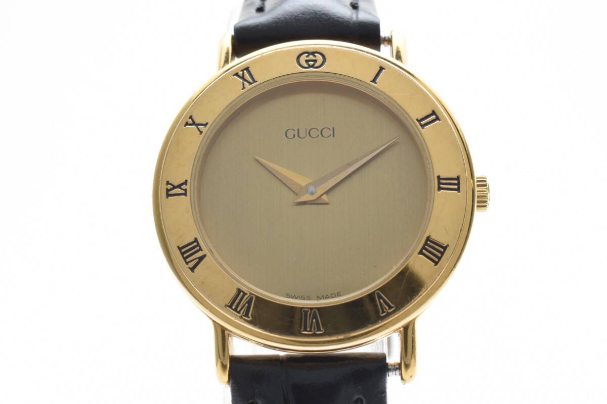 稼働品 GUCCI グッチ 3000.2L 腕時計　レディース　