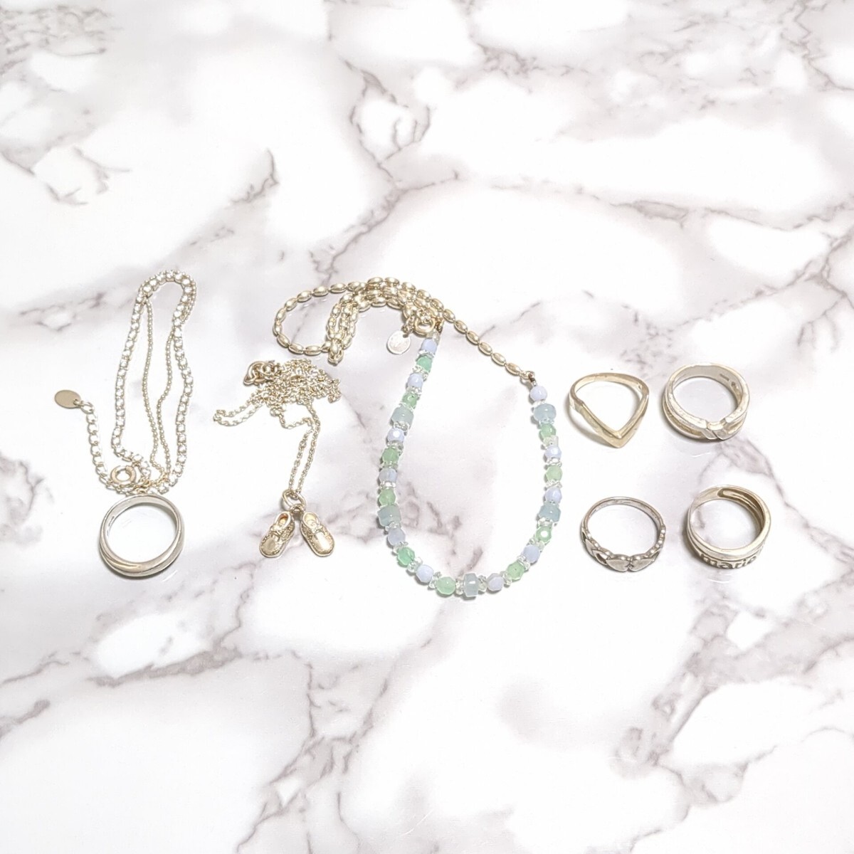 32g 4℃ アガット agete ジュエリーマキ ヴァンドーム マリクレール等 リング ネックレス アクセサリー シルバー 925刻印 silver まとめ