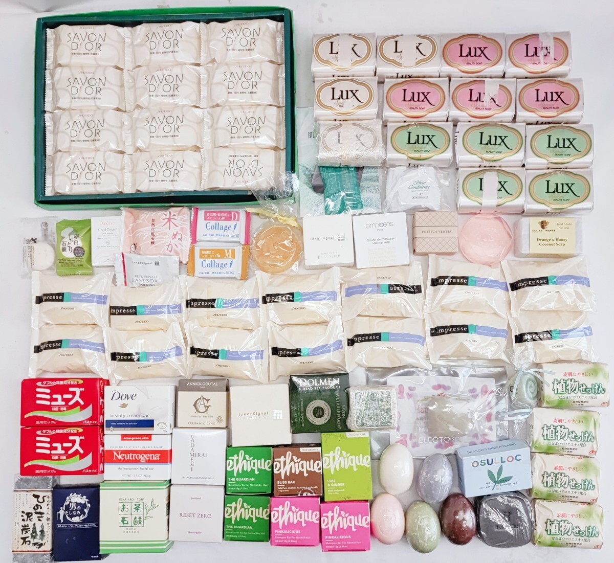 固形石鹸 まとめ 未使用 ethique エティーク 石けん InnerSignal せっけん SAVON 資生堂 サボンドール ミューズ 植物石けん LUX (B)