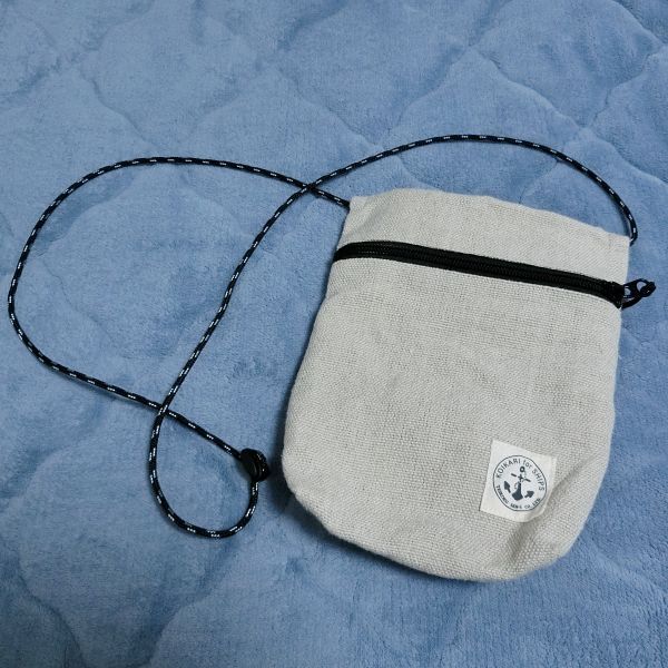 SHIPS × 帝国繊維 シップス TEIKOKU SENI キャンバスサコッシュ ミニショルダーバッグ リネン ナチュラル系