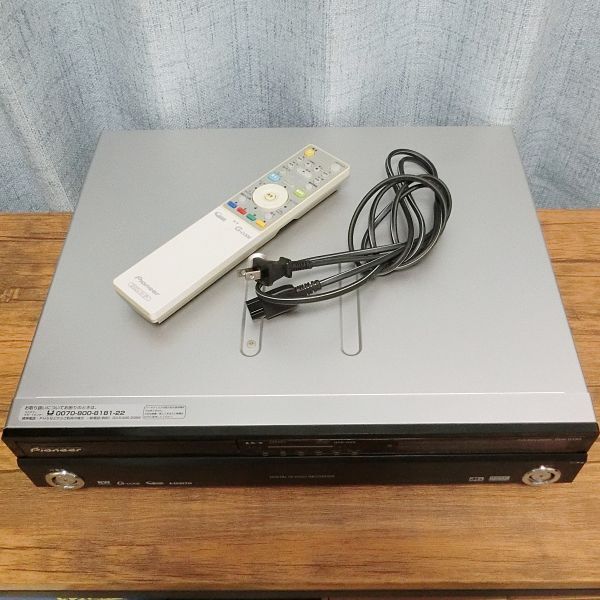 【ジャンク品】 Pioneer パイオニア HDD&DVDレコーダー DVR-DT95 ブラック 2006年製 リモコン付き