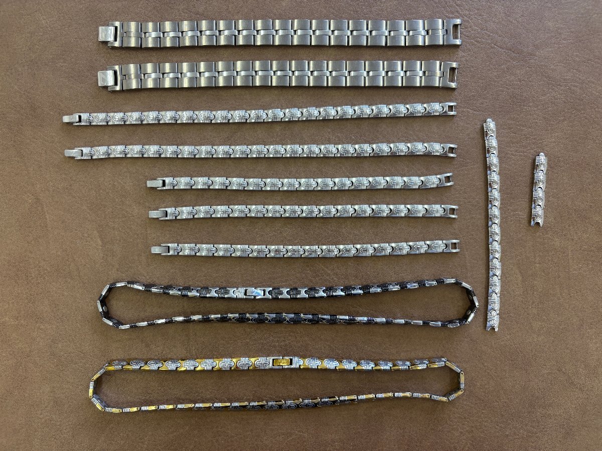 1円スタート 外山産業 Zシリーズ 磁気 ブレスレット ネックレス アクセサリー 現状品