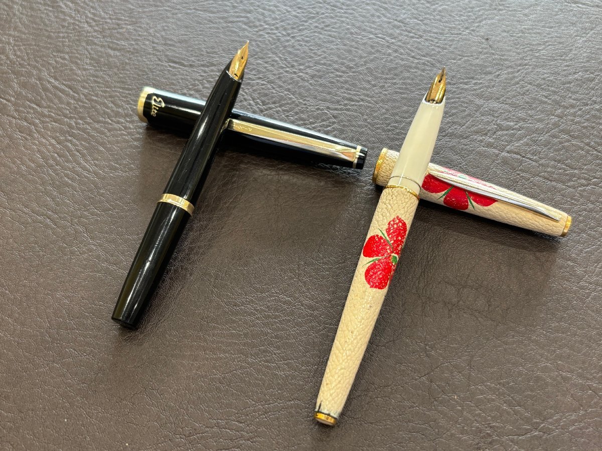1円スタート PILOT パイロット　ペン先K 18K使用　万年筆　2点　現状品　