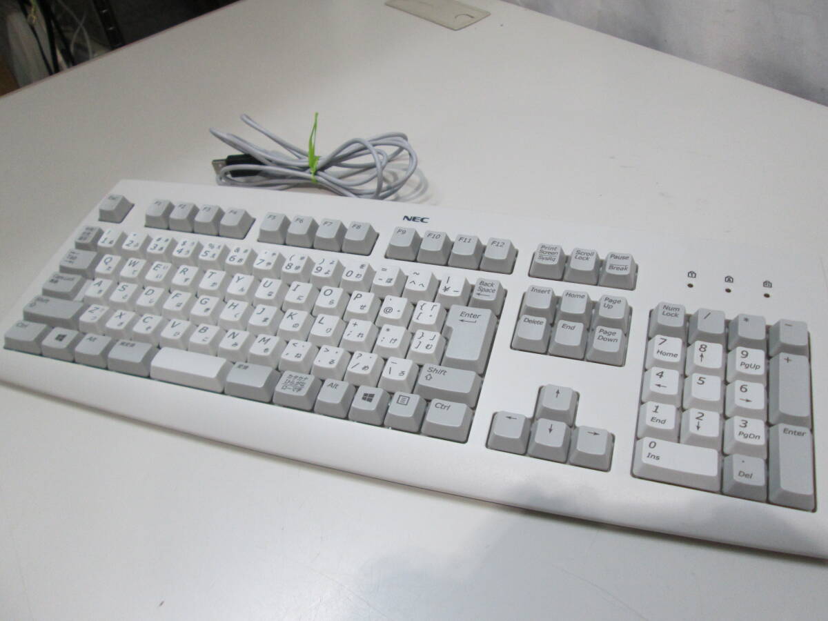 327H NEC 純正 キーボード USBキーボード KU-1778 日本語キーボード　動作品