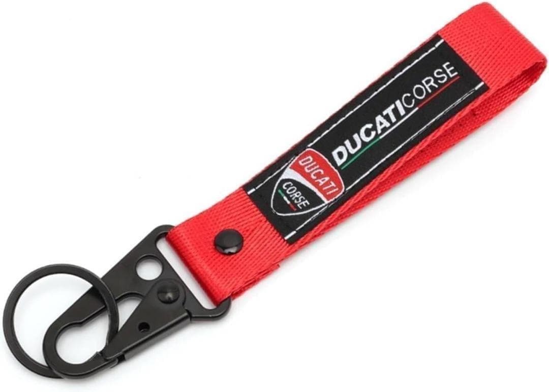 ★アウトレットセール★新品 MotoGP DUCATI RACING キーリング 16 cm レーシング キーホルダー アクセサリー グッズ