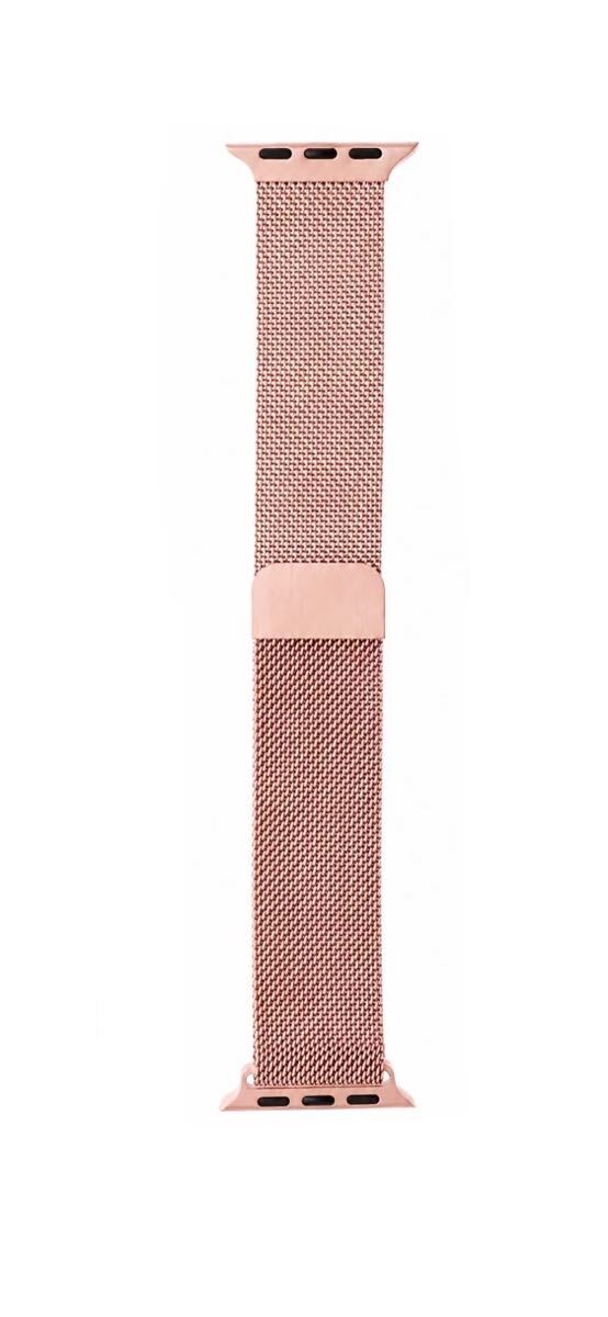 アップルウォッチ用バンド ベルト　42mm 44mm対応　ローズゴールド