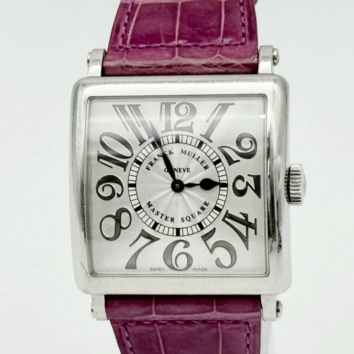 FRANCK MULLER フランクミュラー マスタースクエア 86 6002HQZ シルバー QZ レディース 腕時計 稼働品