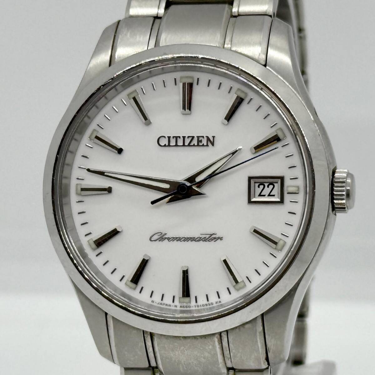 CITIZEN シチズン ザシチズン パーペチュアルカレンダー A660-T006892 ホワイト QZ メンズ 腕時計 稼働品