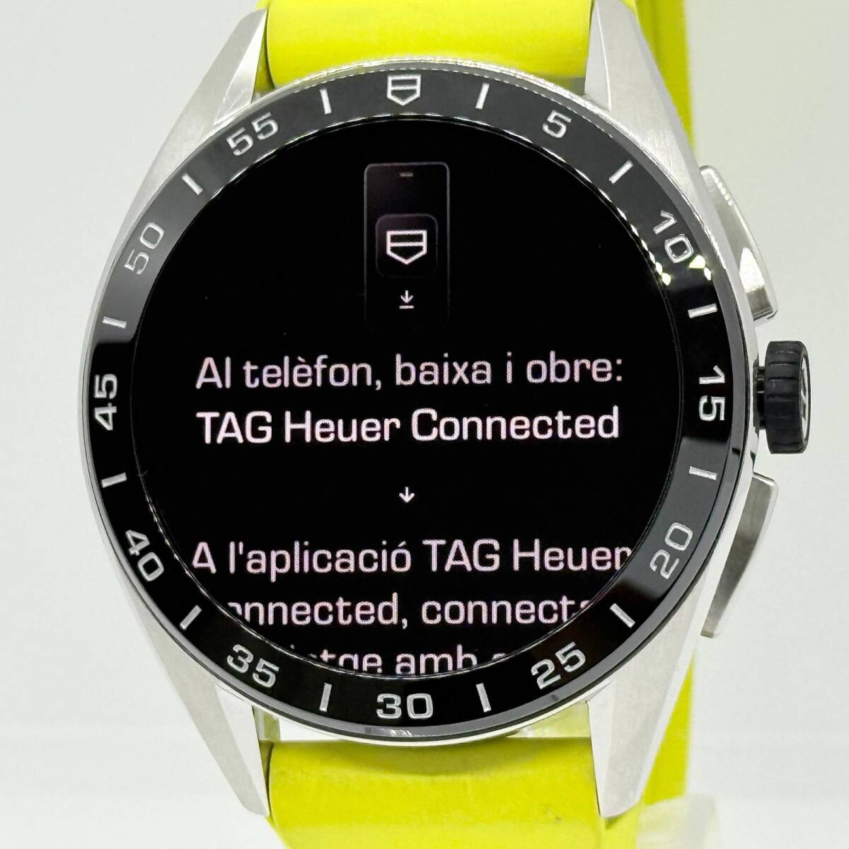 TAG HEUER タグホイヤー コネクテッド デジタル文字盤 SBR8A10 XEA0908 メンズ 腕時計 稼働品