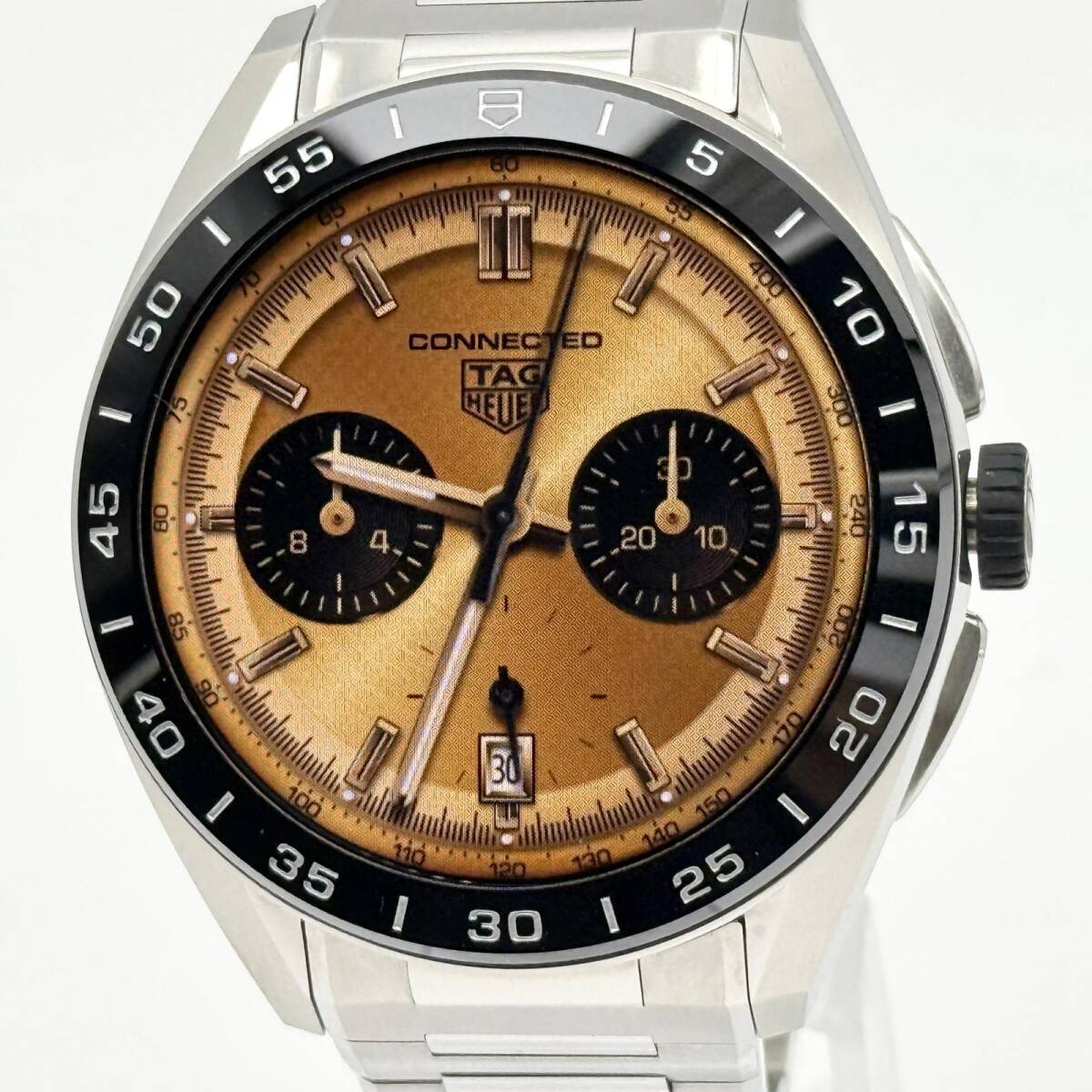 TAG HEUER タグホイヤー コネクテッド スマートウォッチ デジタル文字盤 SBT8A10.BA0003 メンズ 腕時計 稼働品 箱 保証書