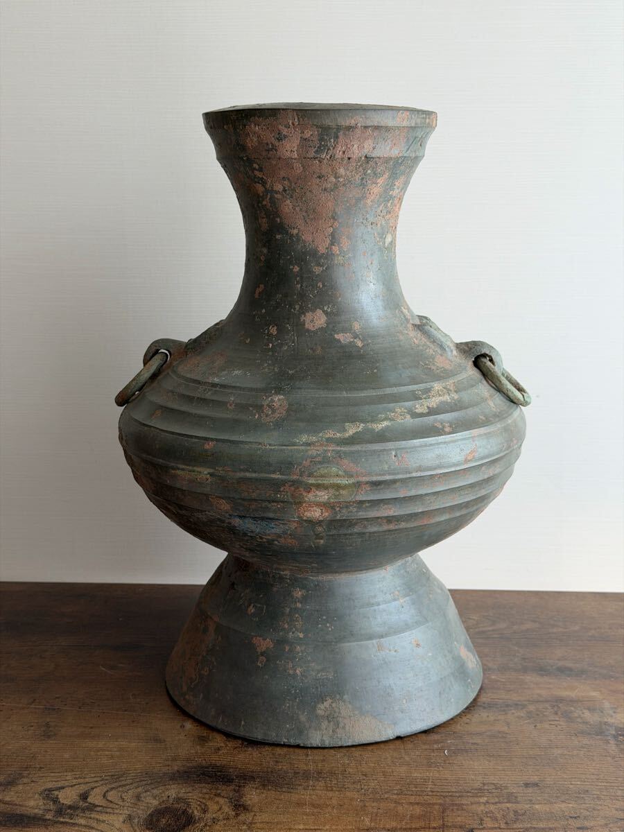 中国古美術 青銅器 銅製 高い38cm 