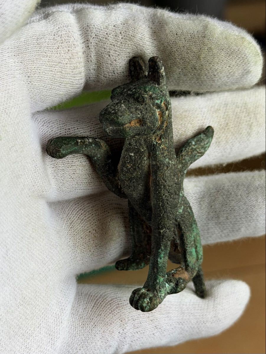 中国古美術 時代物 骨董品 銅製 置物