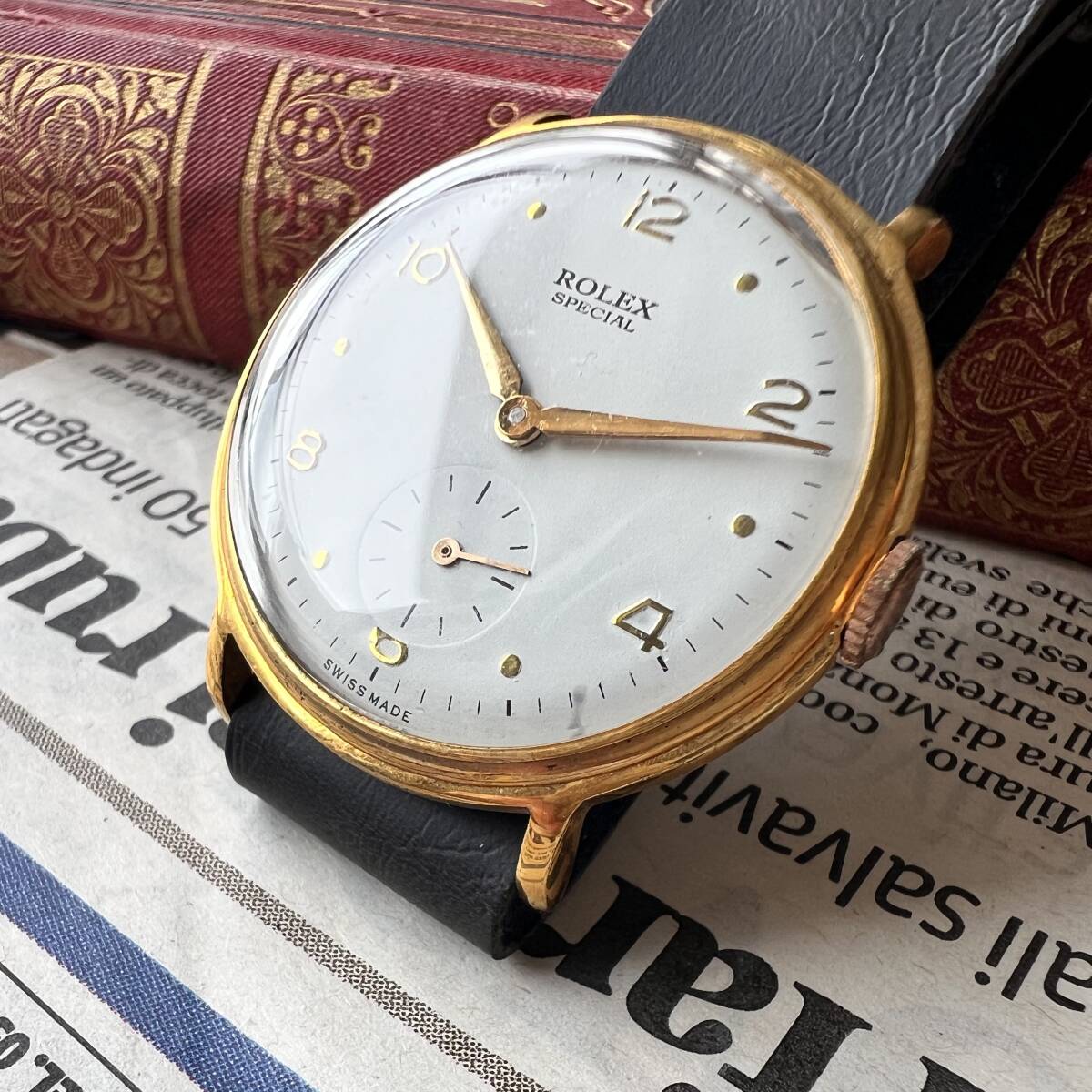 rolex ロレックス　　1910　18KGP　　手巻き　動作良好　　メンズ腕時計　