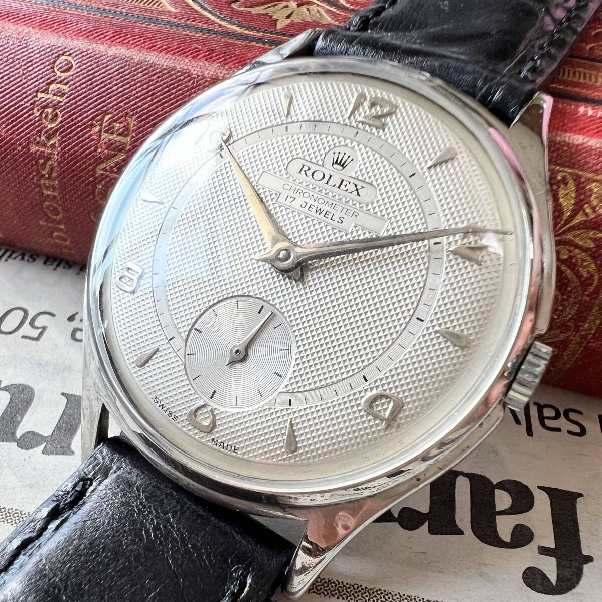 ROLEX ロレックス　マルコーニ　marconi　1910　ビッグサイズ37mm ステンレス　手巻き　動作良好　　メンズ腕時計　
