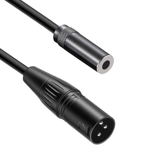 0.5m luxferre xlr 3.5mm 変換 マイク端子 変換 ケーブル xlr to 3.5mm ステレオミニプラグ ケ