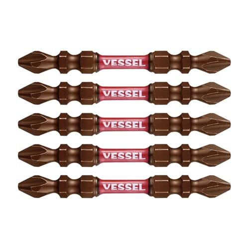 5本組 +2×65 ベッセル(VESSEL) サキスボ トーションビット 両頭 +2×φ4×65mm 5本組 SST5P2065