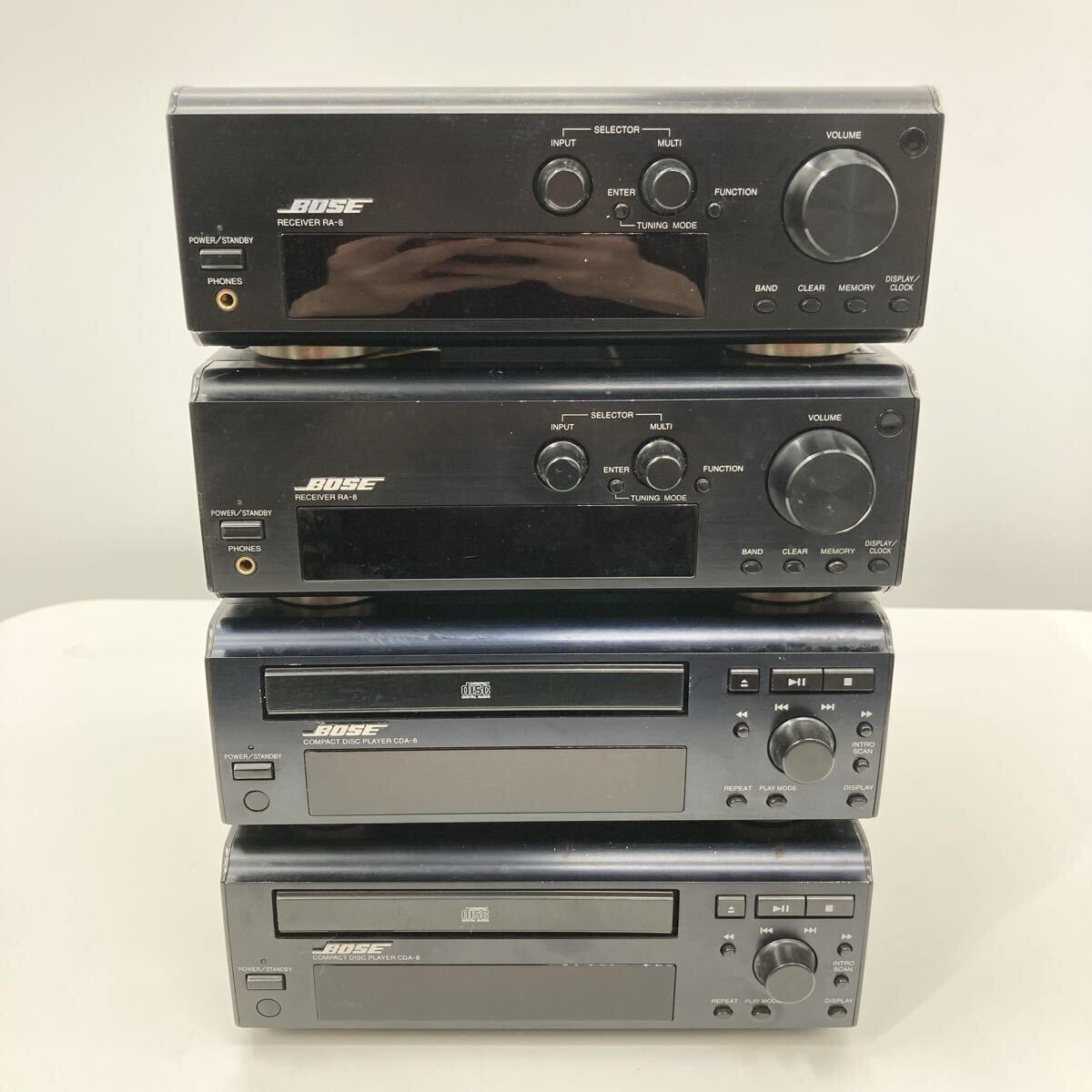 BOSE RA-8 CDA-8 4台セット レシーバー CDプレーヤー 通電のみ 動作未確認