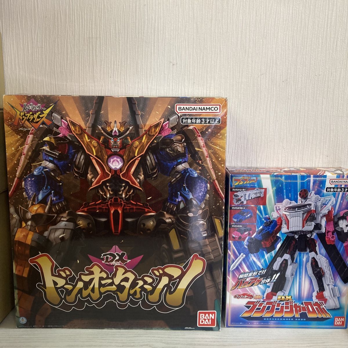 ね870【140】1円～ 未開封 DX ブンブンジャーロボ 開封済み DX ドンオニタイジン 箱ダメージ有