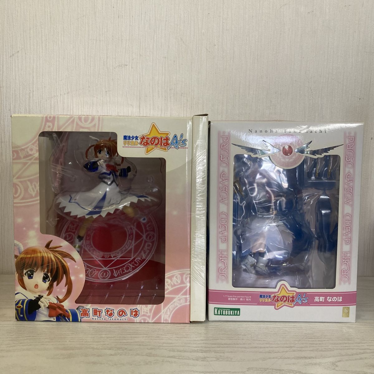 ね853【140】1円～ 一部未開封 movic 高町なのは コトブキヤ 1/7 高町なのは まとめセット 箱ダメージ有