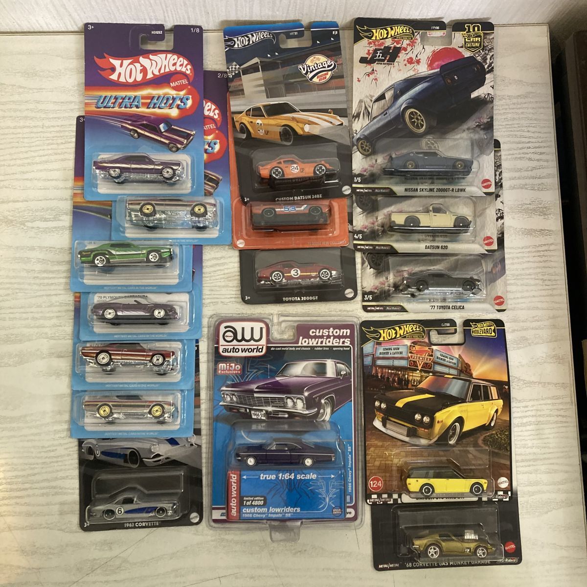 ね851【80】1円～ 未開封 ホットウィール ジャパンヒストリックス ウルトラホッツ 他 まとめセット