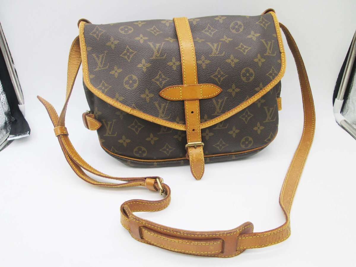 ◆LOUIS VUITTON ルイヴィトン モノグラム ソミュール30 ショルダーバッグ バッグ メッセンジャー M42256 AR1911◆/T