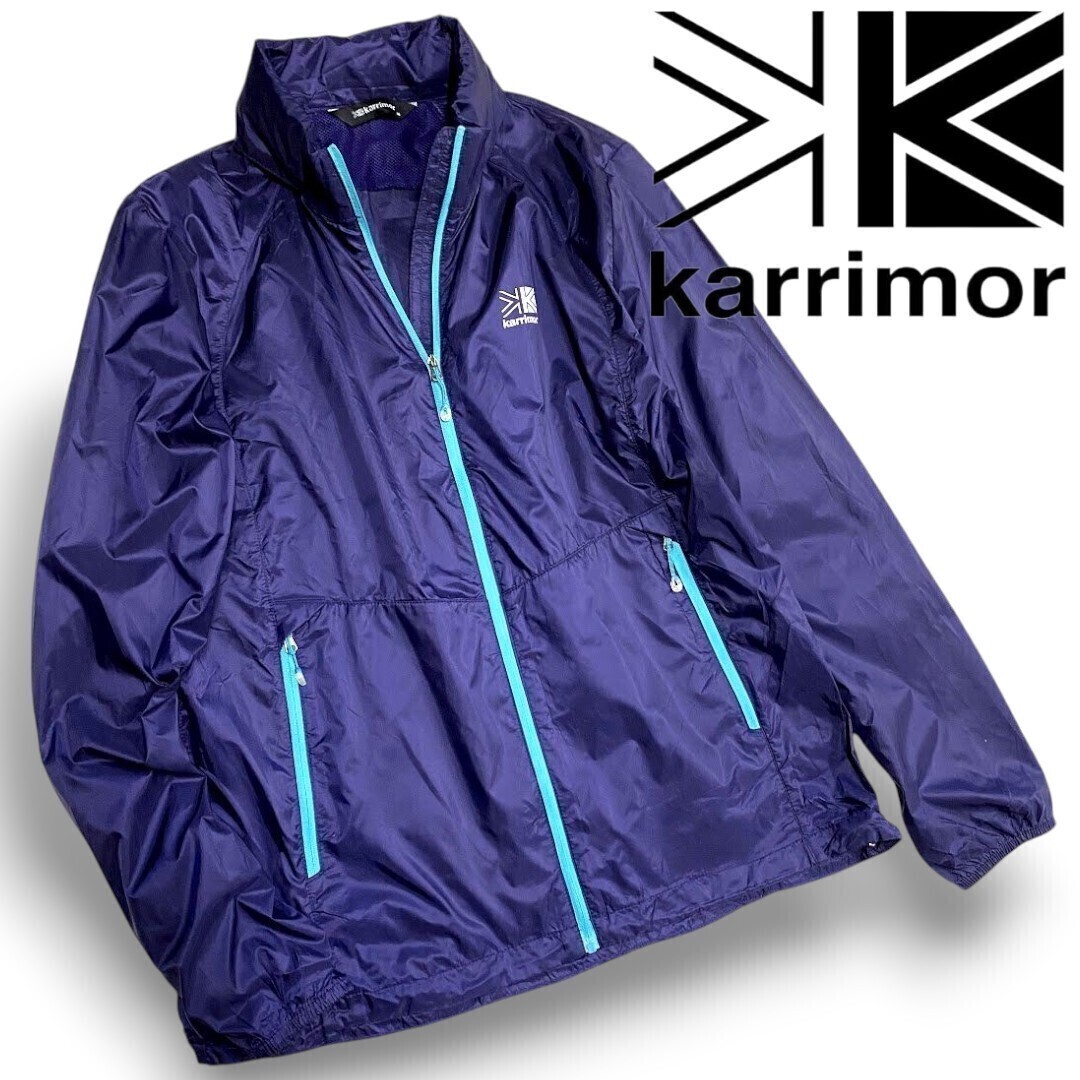 Karrimor カリマー 新品 撥水 防風 ナイロン ウィンドブレーカー マウンテンパーカー ジャケット 1KAJPM5502PU 100(L)▲010▼00820k06