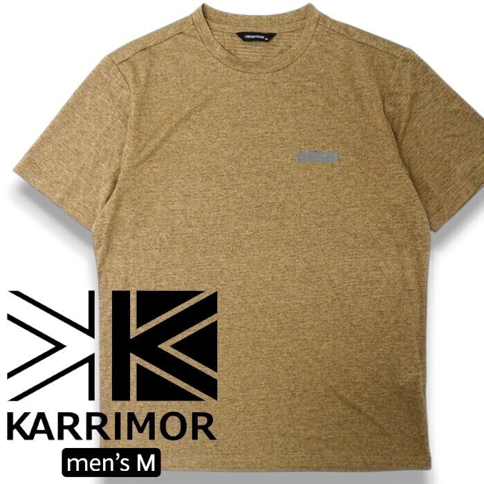 Karrimor カリマー 新品 軽量 ストレッチ 半袖 Tシャツ カットソー ウェア 1KATSM6014 キャメル 95(M程度)▲010▼10910k09