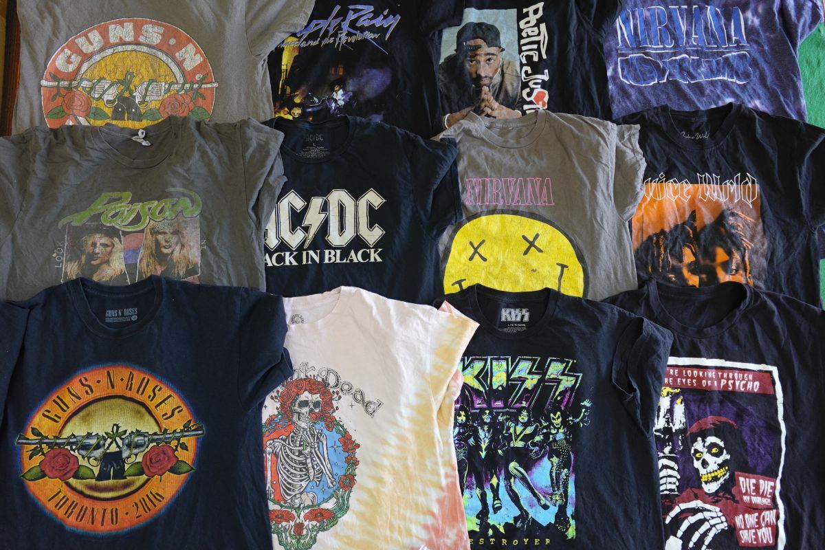 TS-BND101 バンドT プリントTシャツ 半袖 KISS ガンズアンドローゼズ ACDC￥1～ビンテージUSA古着卸セット業者まとめ