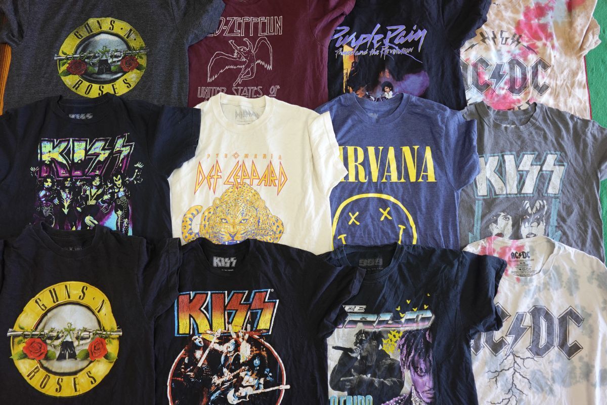 TS-BND86 バンドT プリントTシャツ 半袖 KISS レッドツェッペリン ACDC￥1～ビンテージUSA古着卸セット業者まとめ