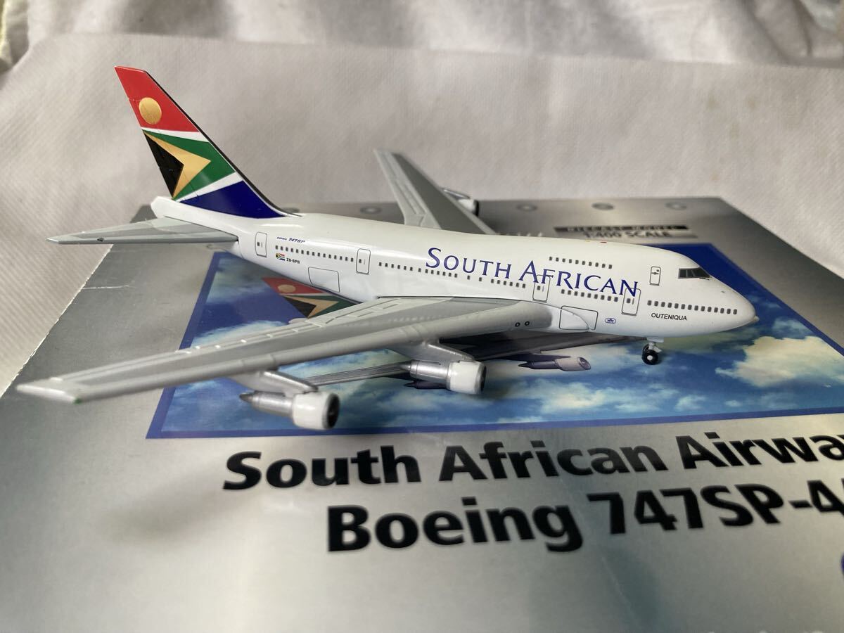 ★★　Gemini Jets 1/400　【South African Airways】　南アフリカ航空　BOEING747SP-40　ZS-SPB　★★