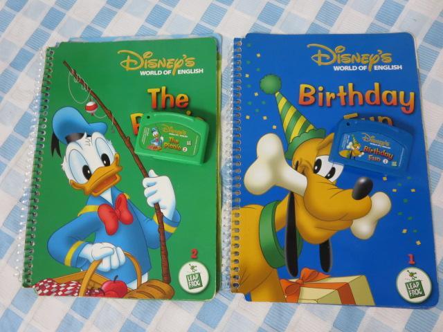Disney WORLD OF ENGLISH LeapPad用ソフト 2本 Birthday Fun/The Picnic LeapFrog ジャンク
