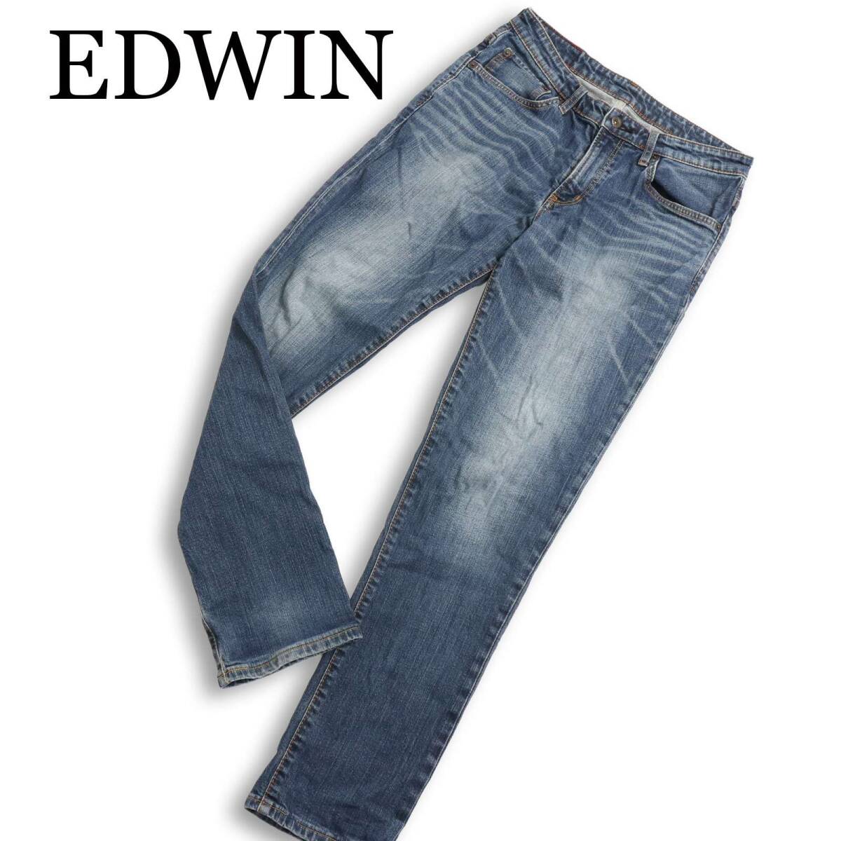 EDWIN エドウィン 通年★ 【KQ33 GOLD RUSH】 ストレッチ スリム USED加工 デニム パンツ ジーンズ Sz.30 メンズ