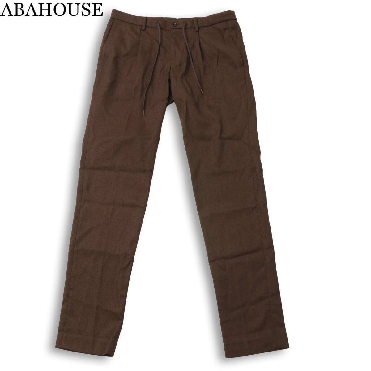 ABAHOUSE アバハウス 通年★ イージー ストレッチ スリム スラックス パンツ Sz.46 メンズ