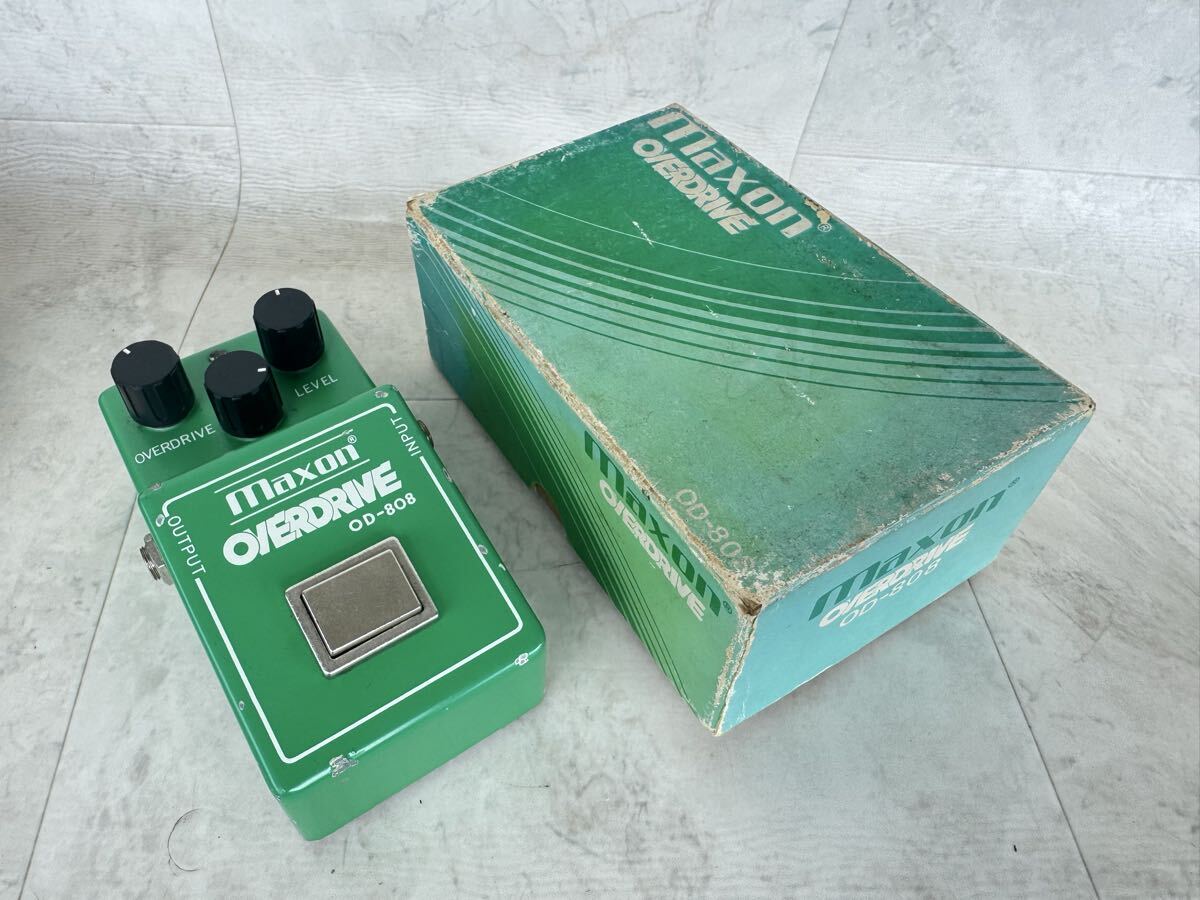 レア　Maxon マクソン OD-808 OVERDRIVE Large Case オーバードライブ ラージケース ヴィンテージ 名機★a2538