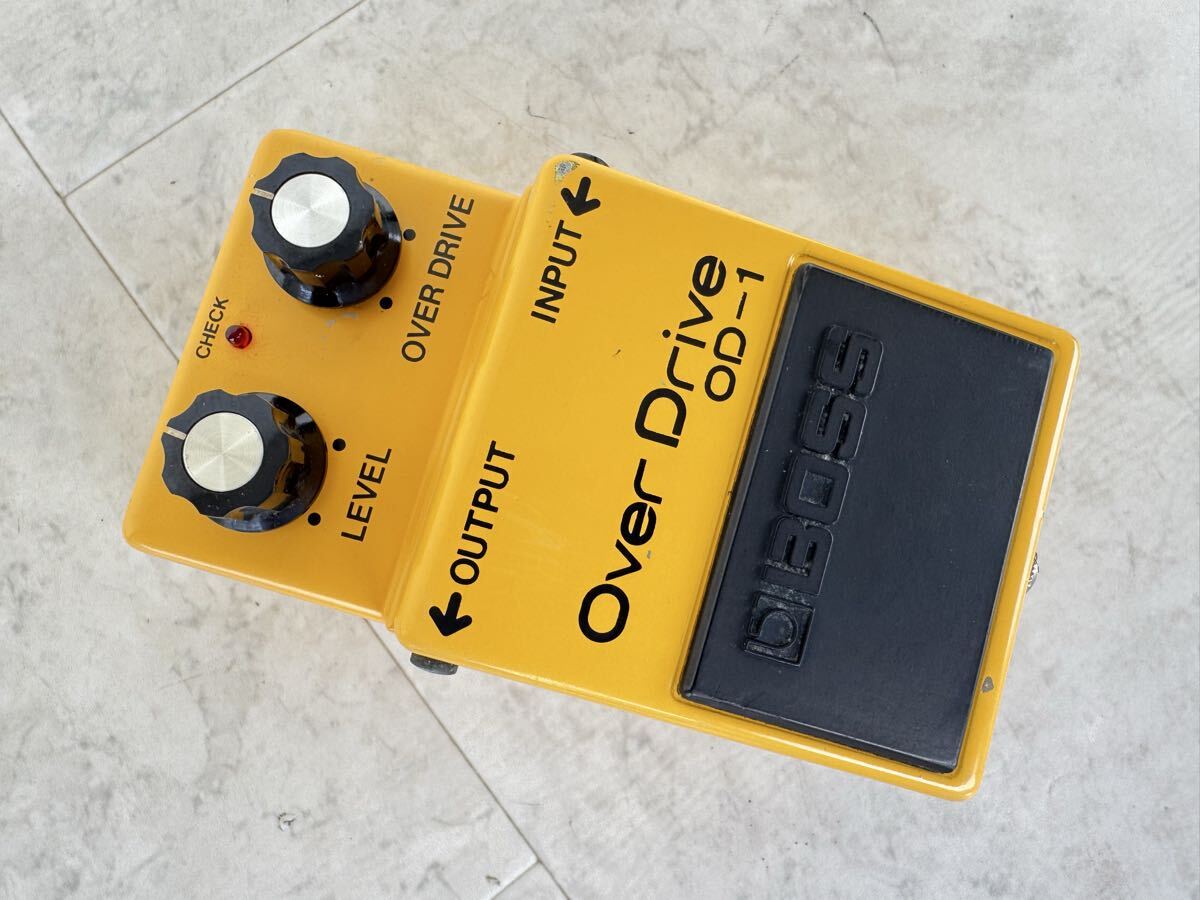 銀ネジ　BOSS Over Drive OD-1 オーバードライブ 銀ネジ　当時物★a2624