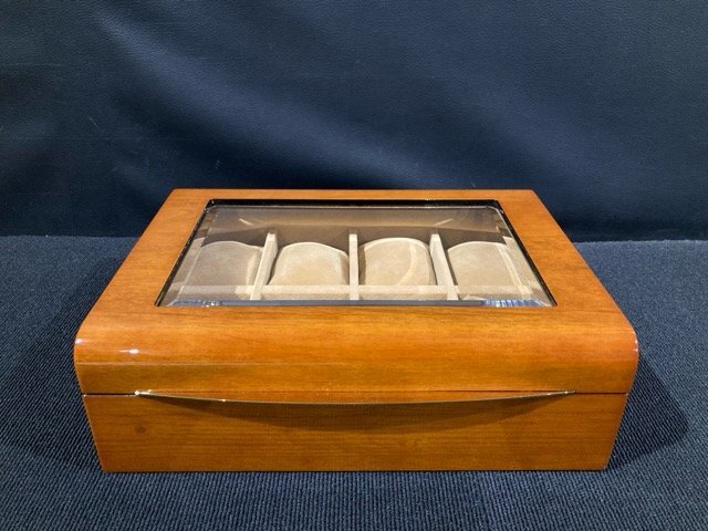 Y5122S 時計ケース 8本収納 木目模様 ウォッチケース BOX