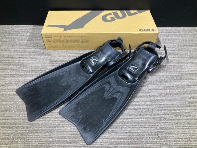 Y5192S GULL ガル ダイビング フィン スーパーミューXX GF-2433 Mサイズ 25-26cm ブラック