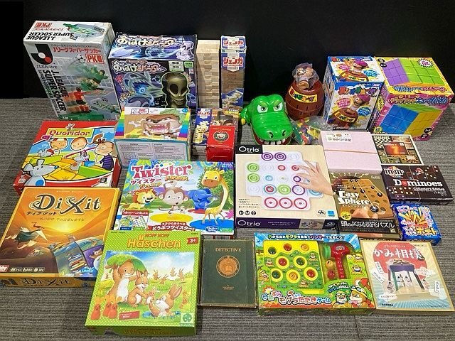Y5160L パーティーゲーム ファミリーゲーム テーブルゲーム 推理ゲーム ジェンガ もぐらたたき 黒ひげ危機一発 レトロ