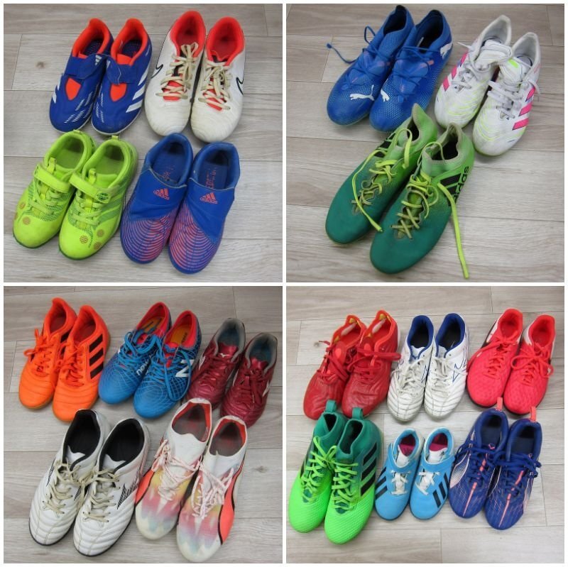 A6911M 18点 サッカー スパイク トレシュー まとめ 中古 ナイキ アディダス プーマ アシックス