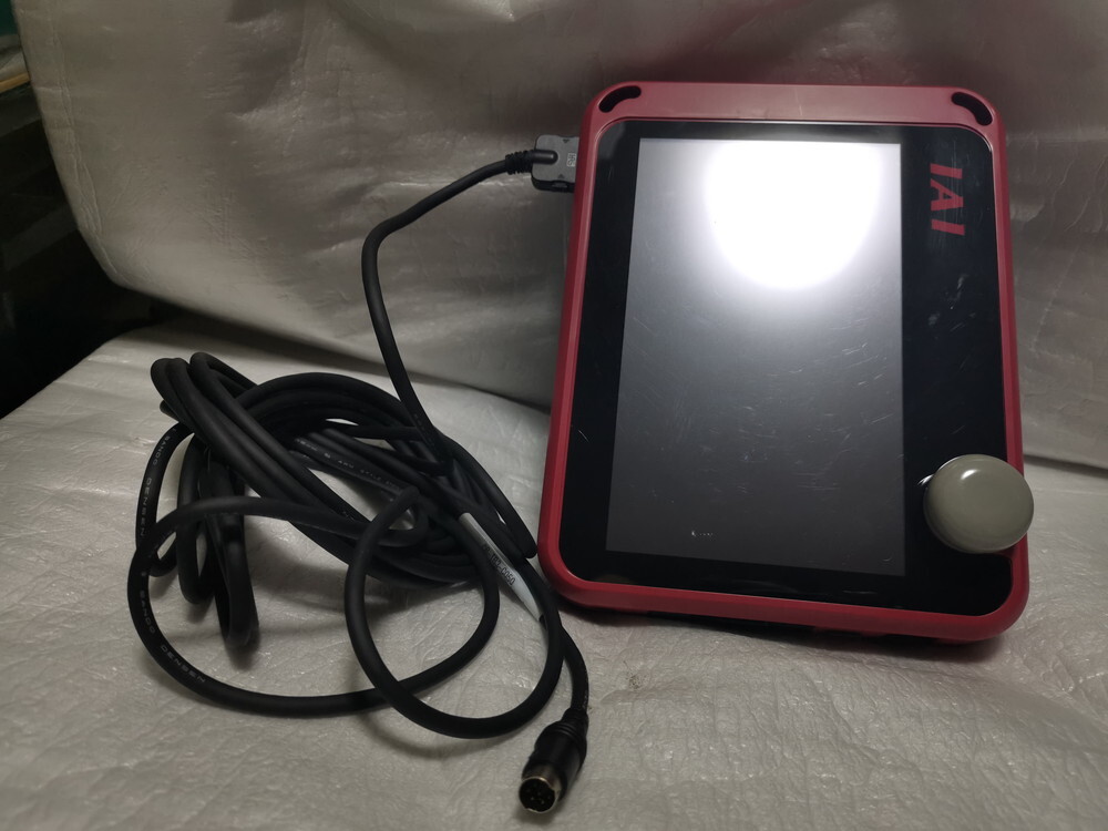 ★未使用に近い IAI TB-03 + CB-TB3-C050 ティーチングボックスとケーブル ロボシリンダ/データ設定器 