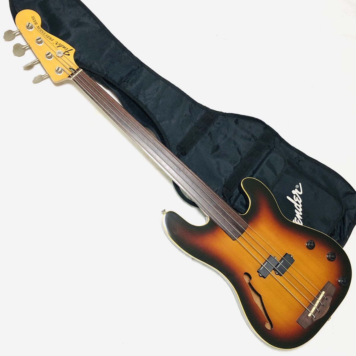 Fender Japan PBAC-100FL VNT MADE IN JAPAN K / フェンダー ジャパン プレシジョン アコースティック フレットレス ベース 希少 