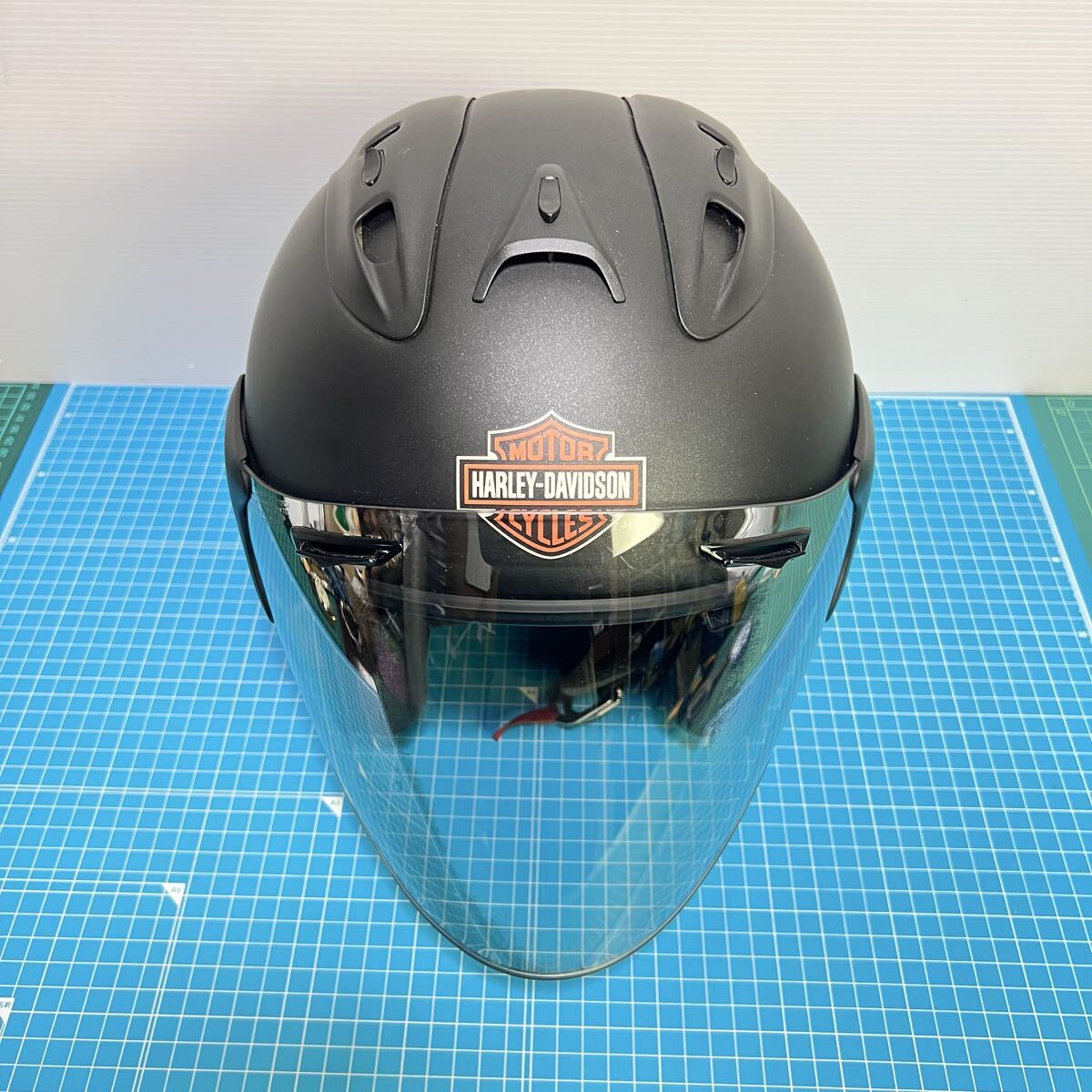 【公式コラボ/XL】Arai×HARLEY-DAVIDSON SZ-Ram4 スポーツ ナンバーワン ジェットヘルメット アライ ハーレー純正 難あり y5-121